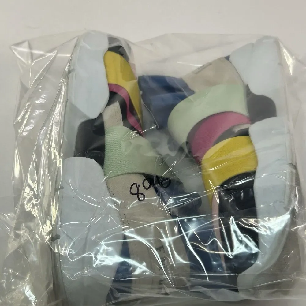 Emilio Pucci Colorful Ruffle Chunky Platform Sneakers Women’s Size 6.5 EU 37
